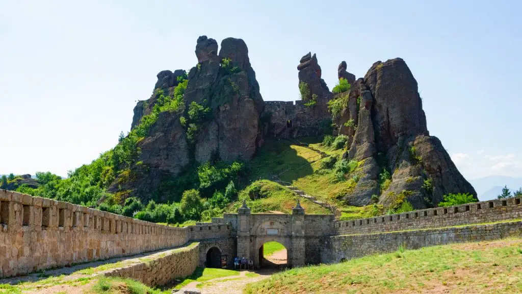 Belogradchik rocks and fortress in Bulgaria