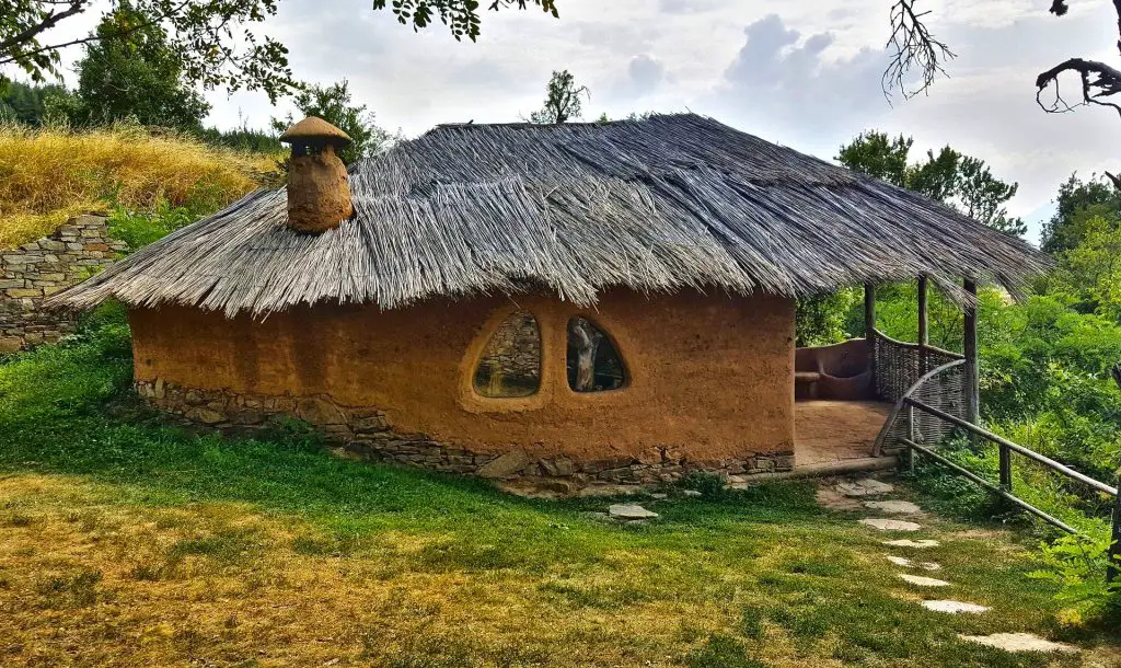 flinstone house in the village of leshten in bulgaria