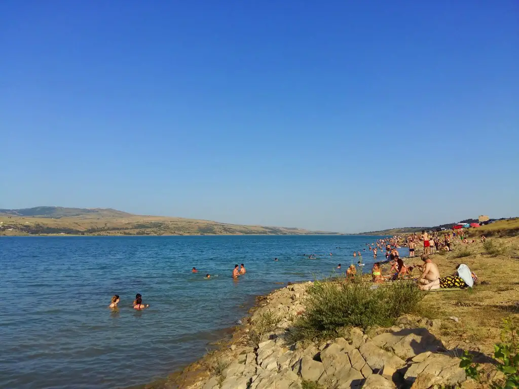 swimming in the tbilisi sea