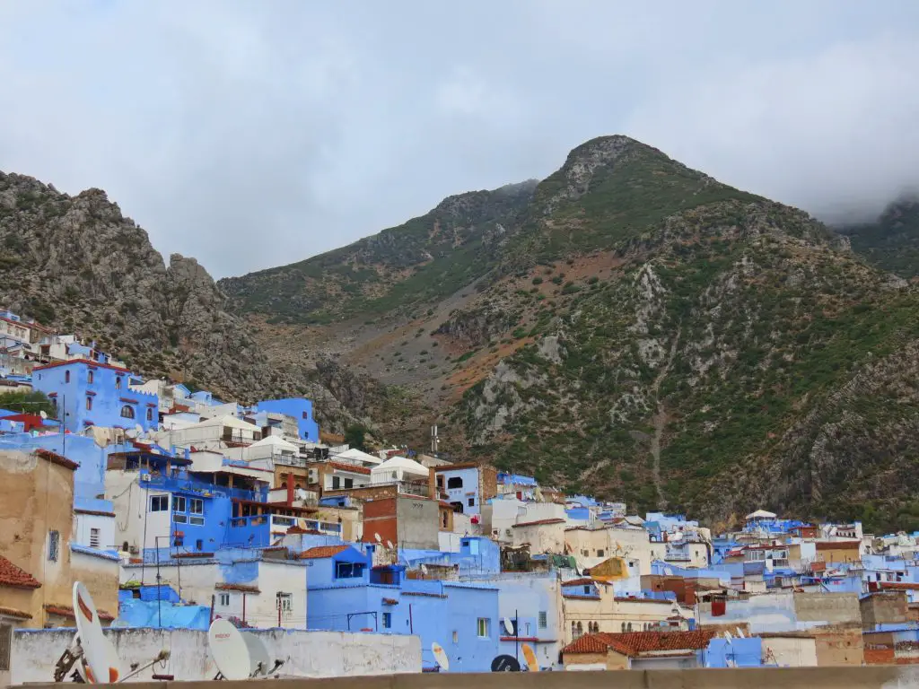 rif mountains in chefchaouen, morocco