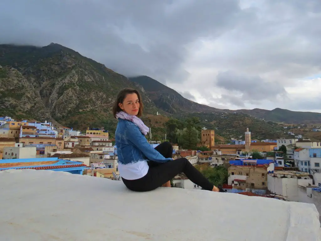 views in chefchaouen, morocco