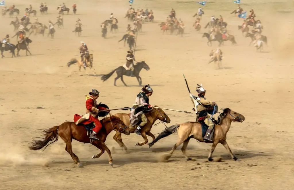 Horse festival in Mongolia