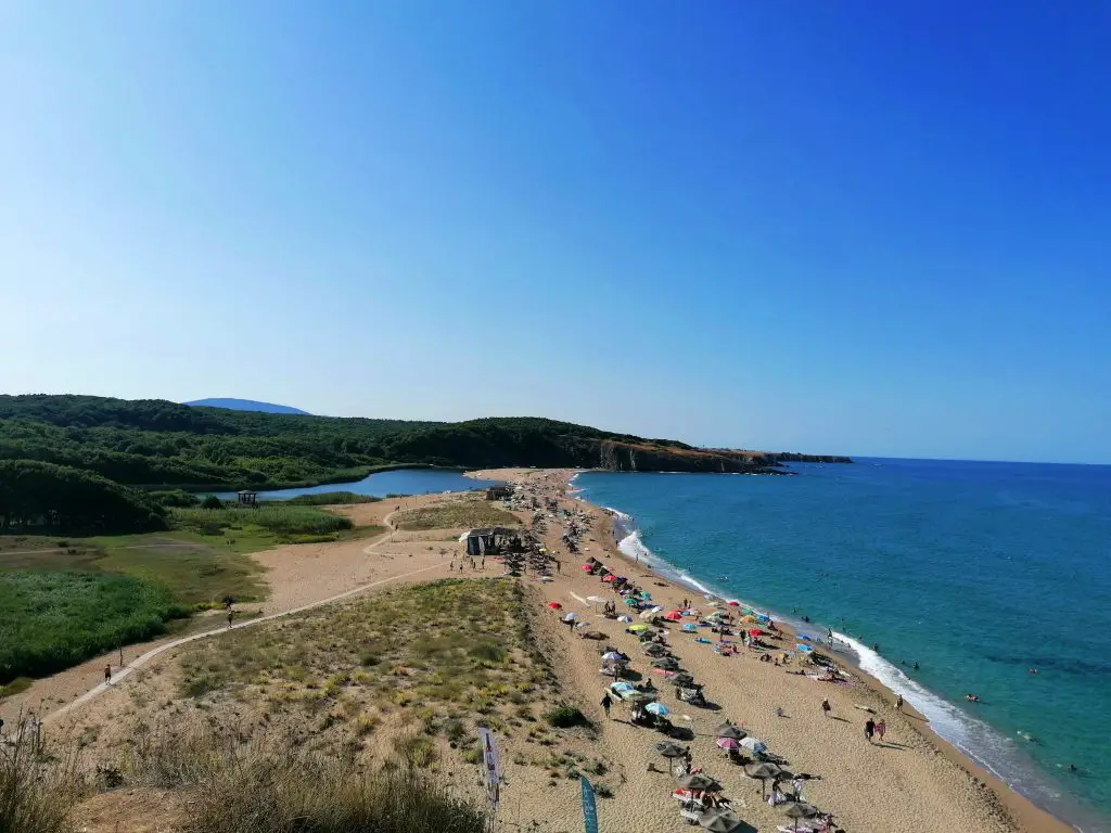 sinemorets beach in summer, Bulgaria