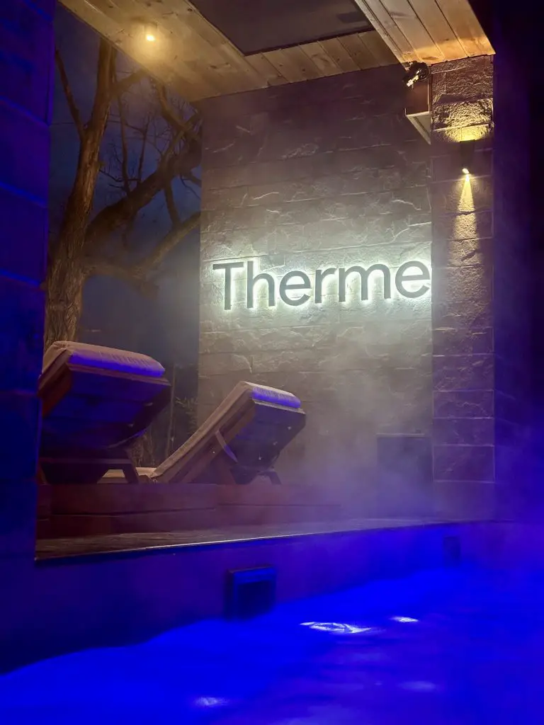 the spa center of grand hotel therme